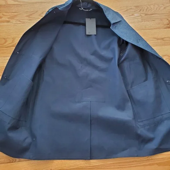 New Todd Snyder (sample?) double face Rain/Trench coat Reversible 38 Mens M - Picture 7 of 16